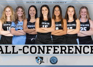 Halpin Named Centennial Defensive Player of the Year, Six Earn All-CC Honors