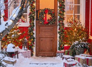 Celebrity Holiday Front Porch Decor Ideas You Can Recreate Yourself