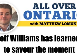 Jeff Williams has learned to savour the moment