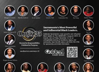 The Sacramento OBSERVER Announces The Inaugural ONYX 25 Awards