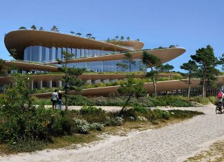 BIG designs new hamburg state opera as island of concentric terraced gardens