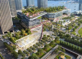 AL_A and UNStudio design Central Yards groundscraper for Hong Kong