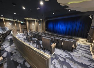 See First-Run Disney and Pixar Movies in Never Land Cinema on the Disney Destiny