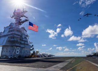 USS Ford arrives in Caribbean, Trump hints at action in Venezuela