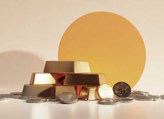 Gold falls, according to FXStreet data