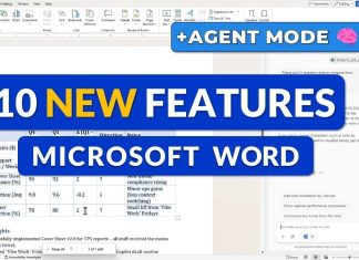 Microsoft Word 2025 New Features, Agent Mode & Copilot Chat