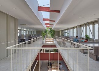 Fifty-metre-long skylight spans length of Kitaoka Group headquarters