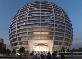 MVRDV designs giant sphere for sports arena in Tirana