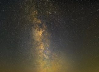 Despite heavy light pollution, this Nikon D780 and Tamron 24-70mm photo captures the Milky Way in astonishing detail