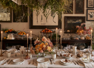 Modern Thanksgiving table decor ideas for the sophisticated host