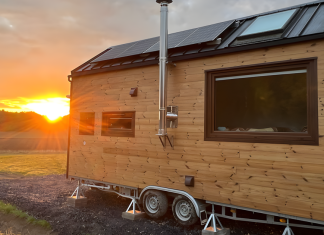 Off-grid tiny house uses clever design to make 172 sq ft feel spacious