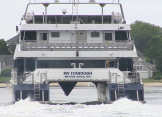 Steamship ferry that services Nantucket out of service after crack found