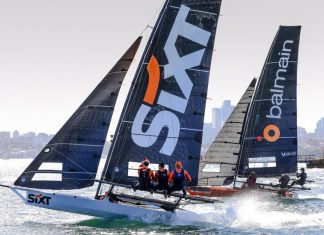18ft Skiff SIXT Spring Championship Race 6