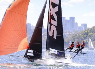 18ft Skiff Club Championship Race 3 and SIXT Spring Championship Race 6