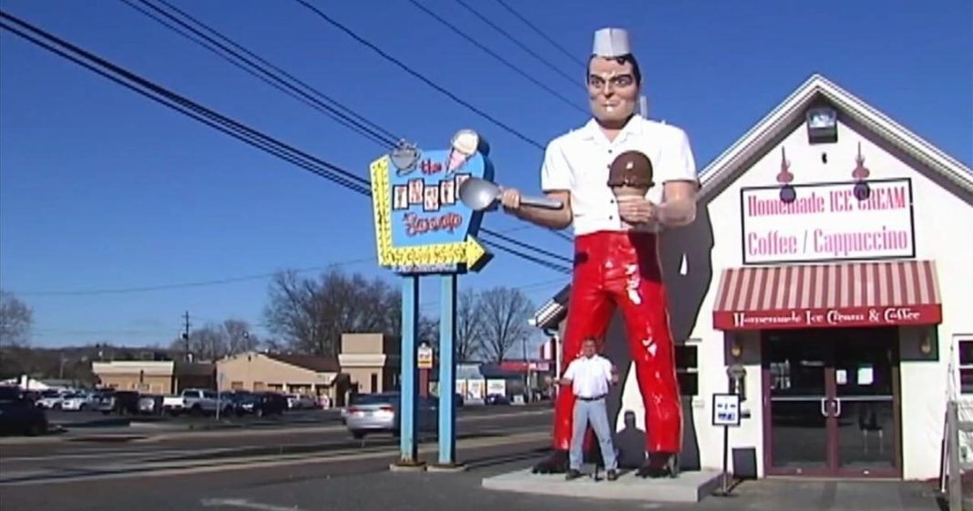 Chip, Chip, Hooray! Coopersburg ice cream giant restored to his retro glory | Southern Lehigh County Chip, Chip, Hooray! Coopersburg ice cream giant restored to his retro glory | Southern Lehigh County