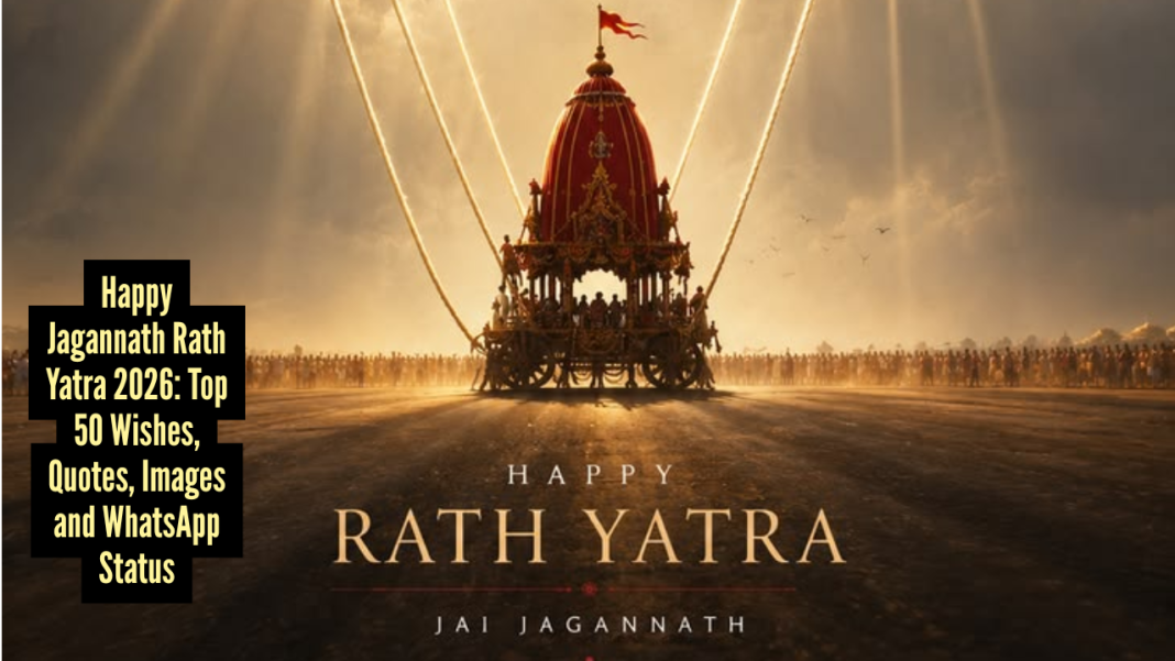 Jagannath Rath Yatra Wishes & Messages: Jagannath Rath Yatra 2026: Top 80 wishes, quotes, images, greetings and Rath Yatra WhatsApp status images, for your loved ones Jagannath Rath Yatra Wishes & Messages: Jagannath Rath Yatra 2026: Top 80 wishes, quotes, images, greetings and Rath Yatra WhatsApp status images, for your loved ones